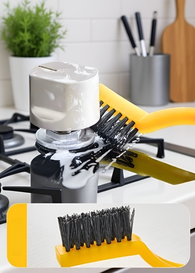 가스레인지 찌든 때 청소 브러시