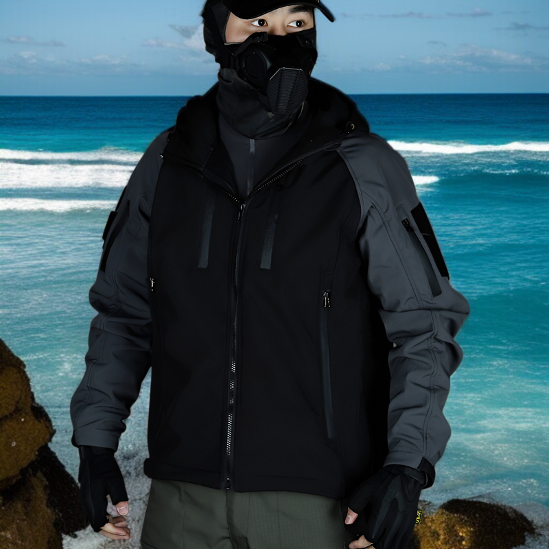 新型SP2アサルトミリタリーファンソフトシェルジャケットアウトドアタクティカルフリースウィンドブレーカーシャークスキンジャケット