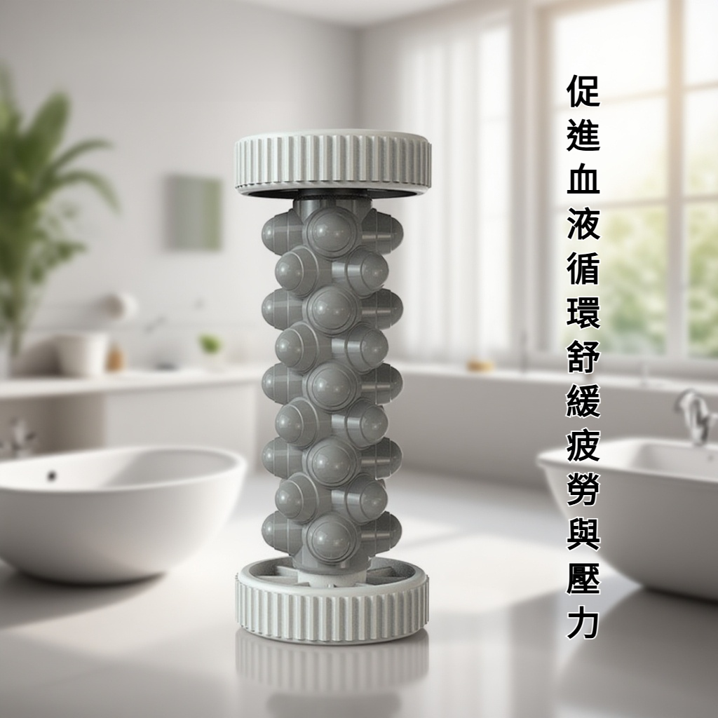 滾軸手足按摩器滾輪瑜珈健身腳底抽出