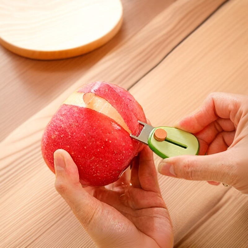 ポータブルアボカドピーラー、ミニ伸縮式ピーラー、ステンレススチール