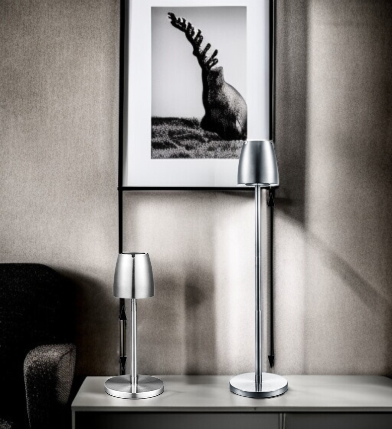 고급스러운 스테인리스 재질의 재떨이 바디