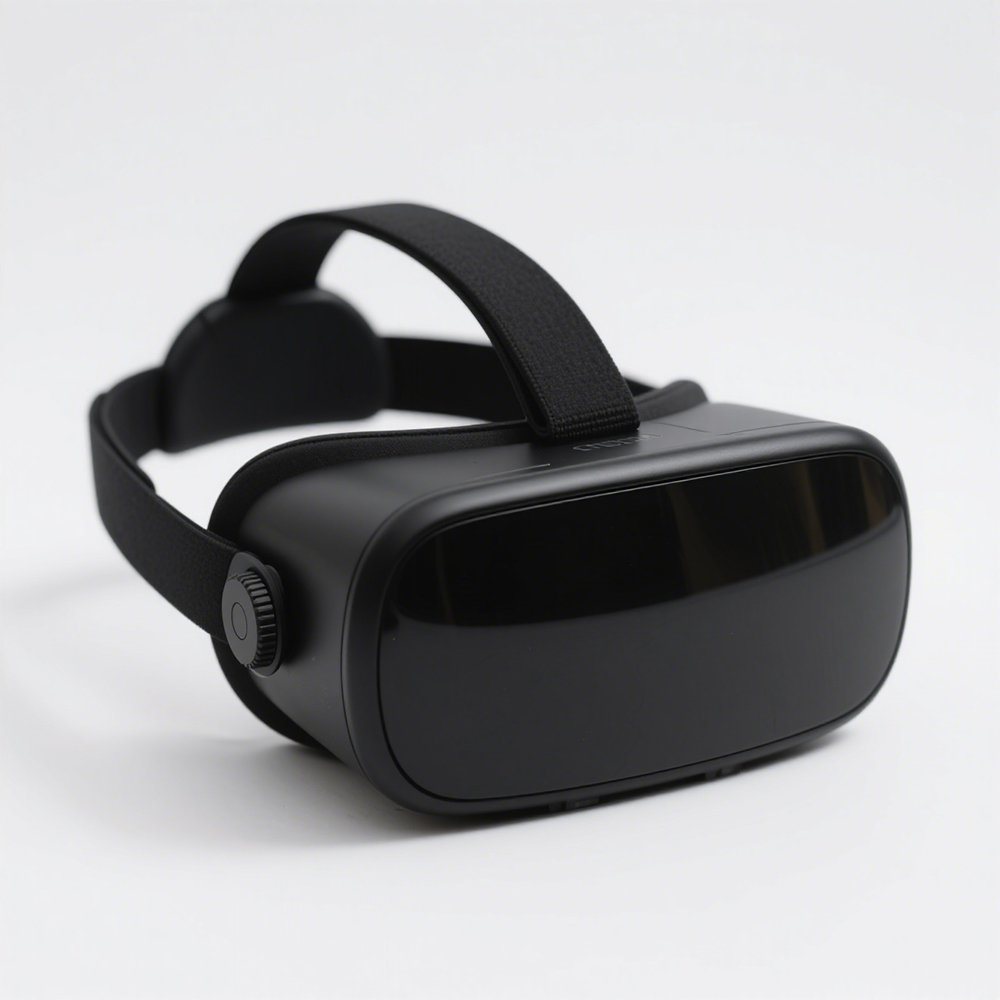 Detail VR headsetu z ultračirého kompozitního materiálu