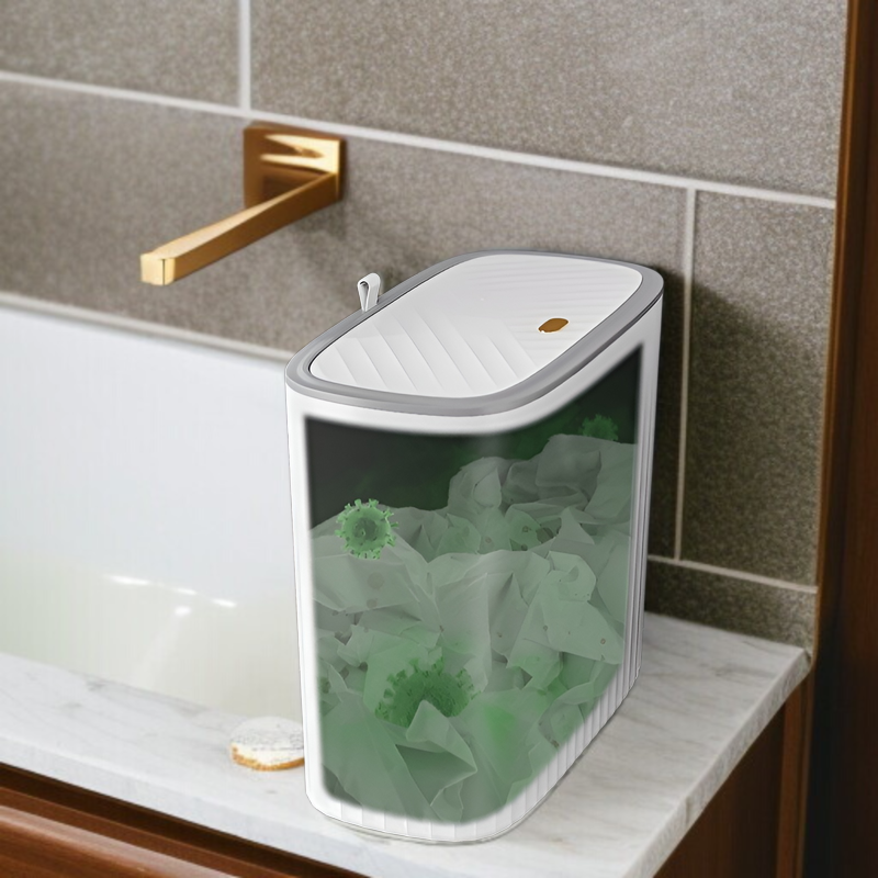 ひび割れたゴミ箱 家庭用高価値ゴミ箱 浴室トイレ 大容量ゴミ箱 カバー付き キッチン リビングルーム ゴミ箱 軽量 高級スタイル ゴミ箱