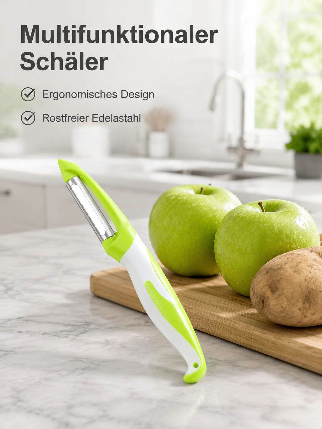 Multifunktionaler Küchenschäler, der Zeit und Mühe spart