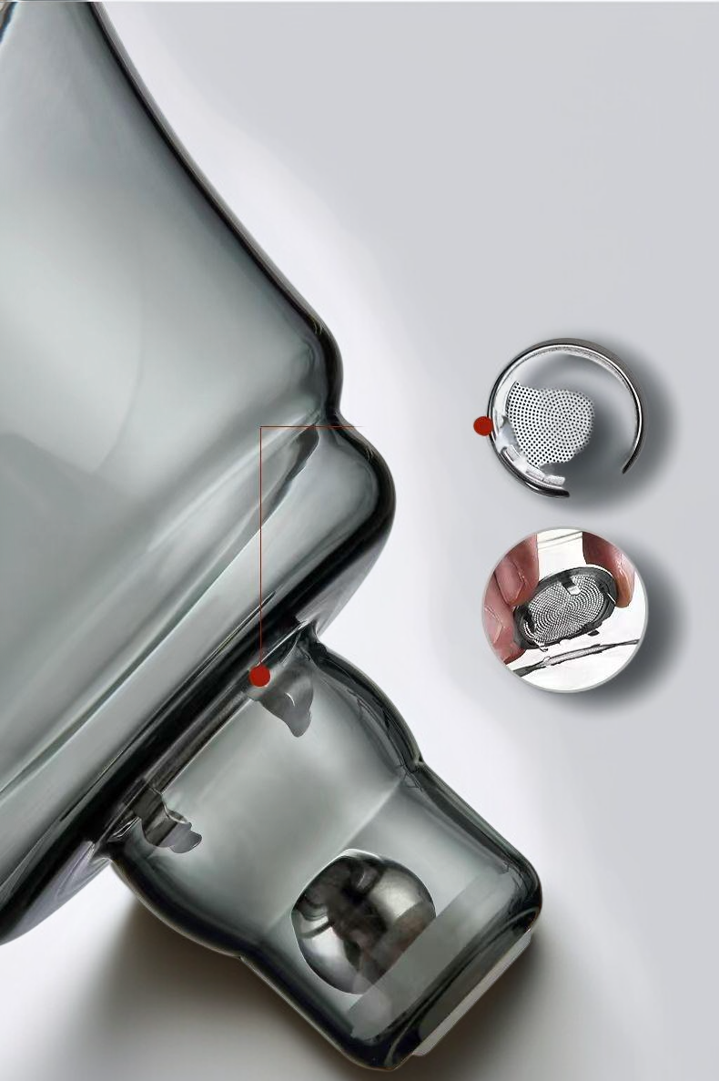 Simple design heat-resistant tea set for daily use