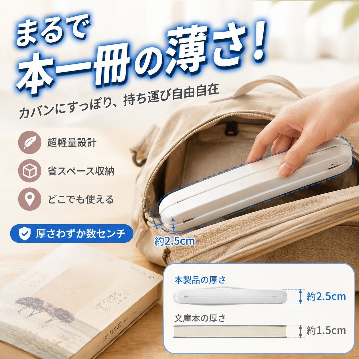 目の保護LED読書灯、ベッドサイド専用、学生寮や書斎に最適