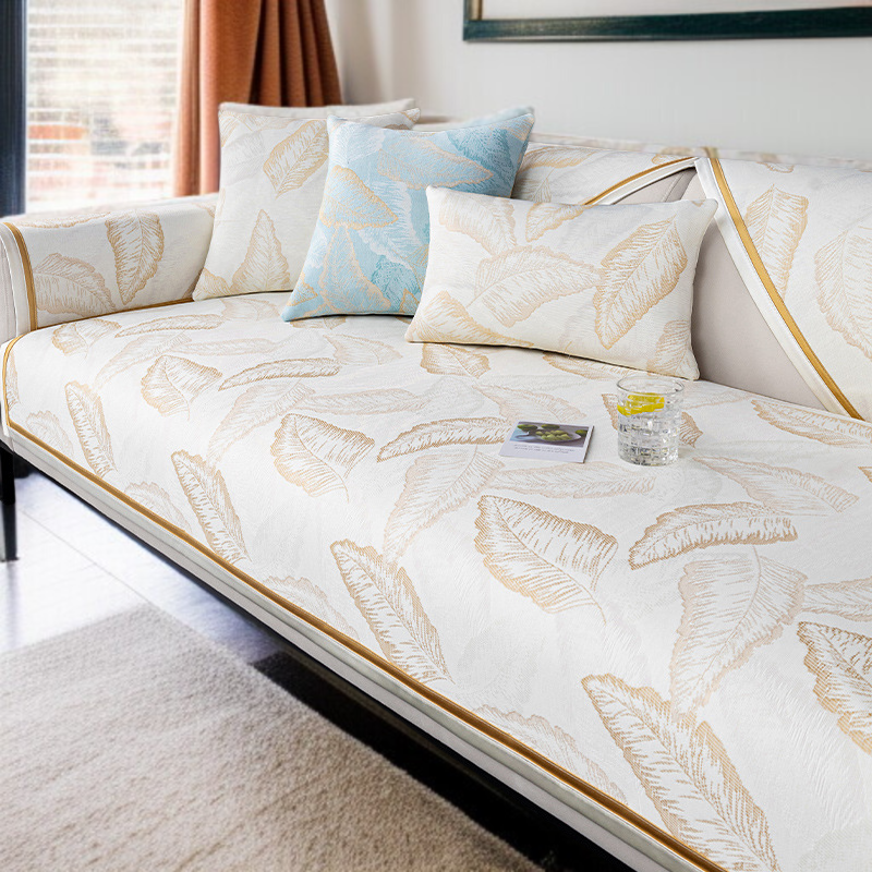 レザーソファークッションアイスシルクカバークロス 夏の滑り止め涼しい感じクッションクーラーカバーカバー