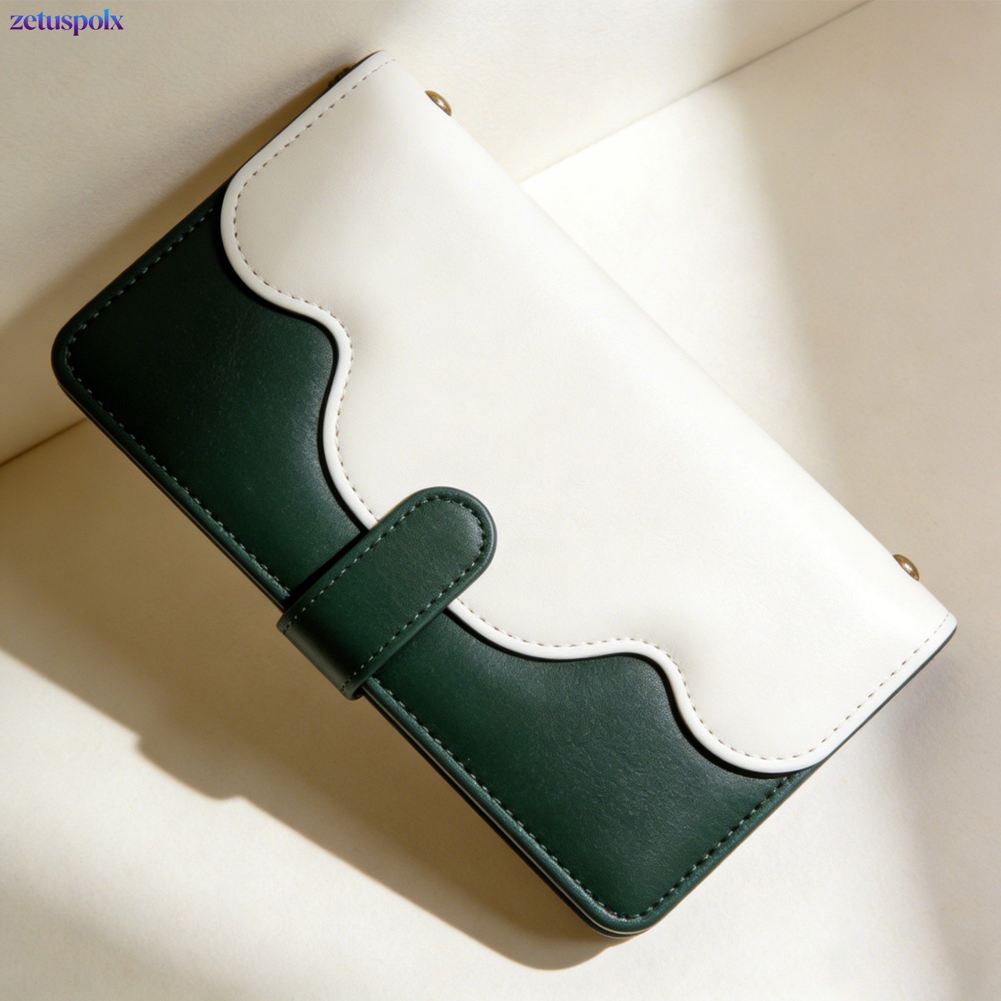 Handmade leather notebook with vintage design