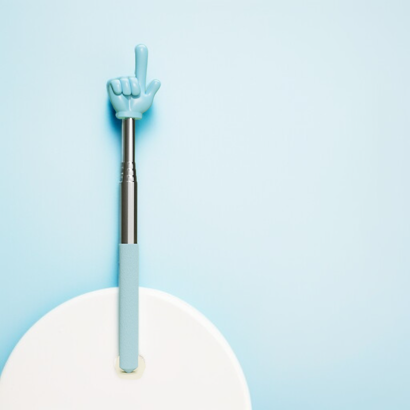 Einziehbares Lesen mit dem kleinen Finger