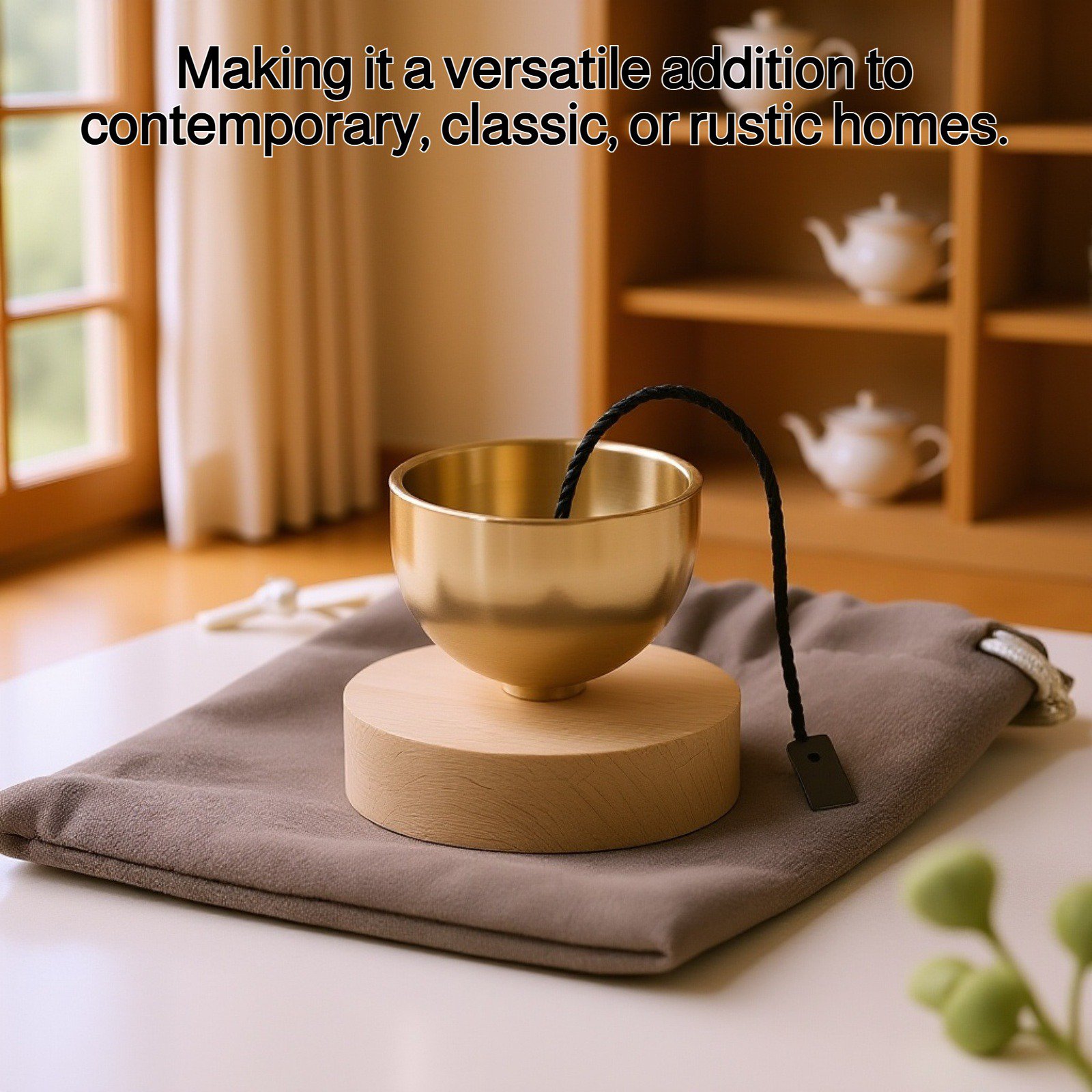 Dopamine Beechwood Doorbell front view