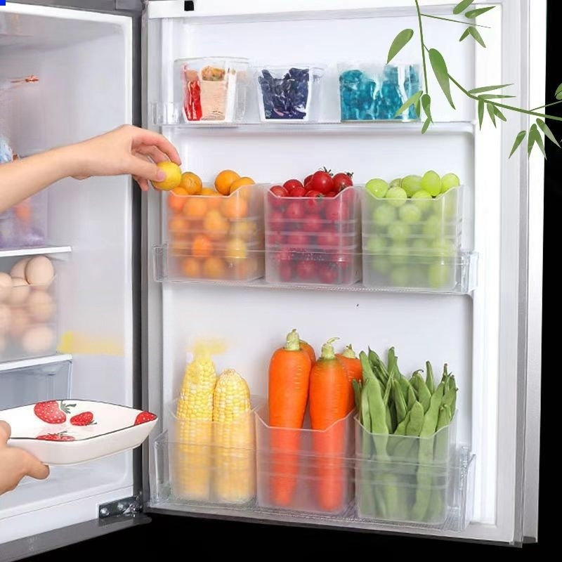 Refrigerator side door storage rack