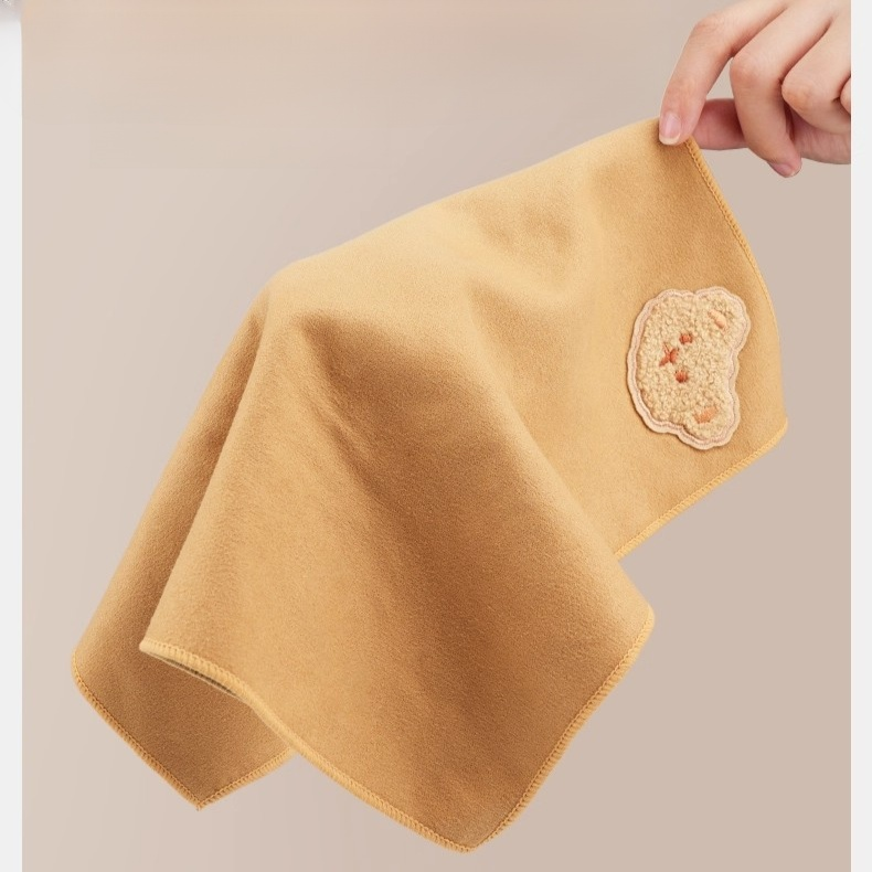 Paño de limpieza para coche de gamuza doble cara, sin marcas ni pelusa