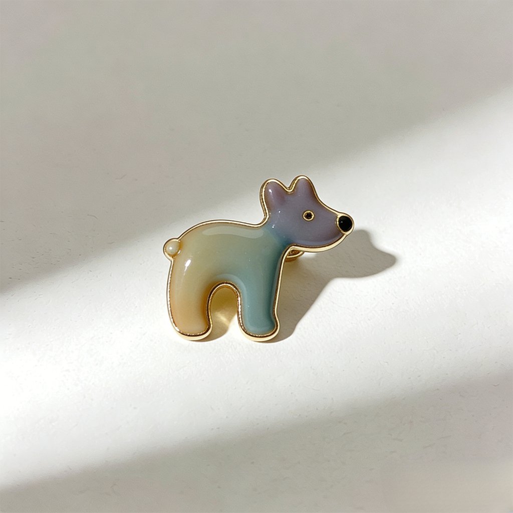 Creative Cute Badge Brooch