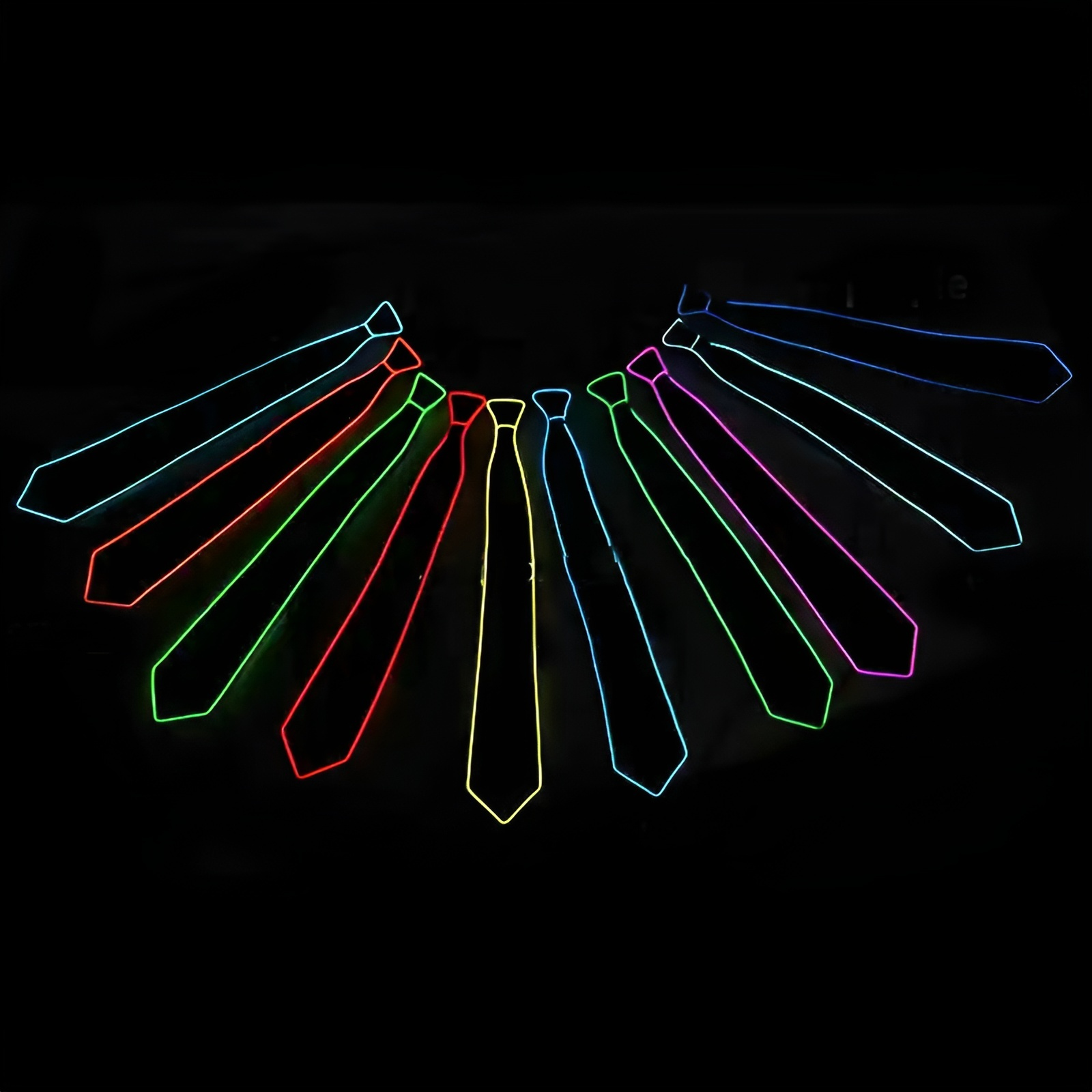 ELD발광 넥타이 