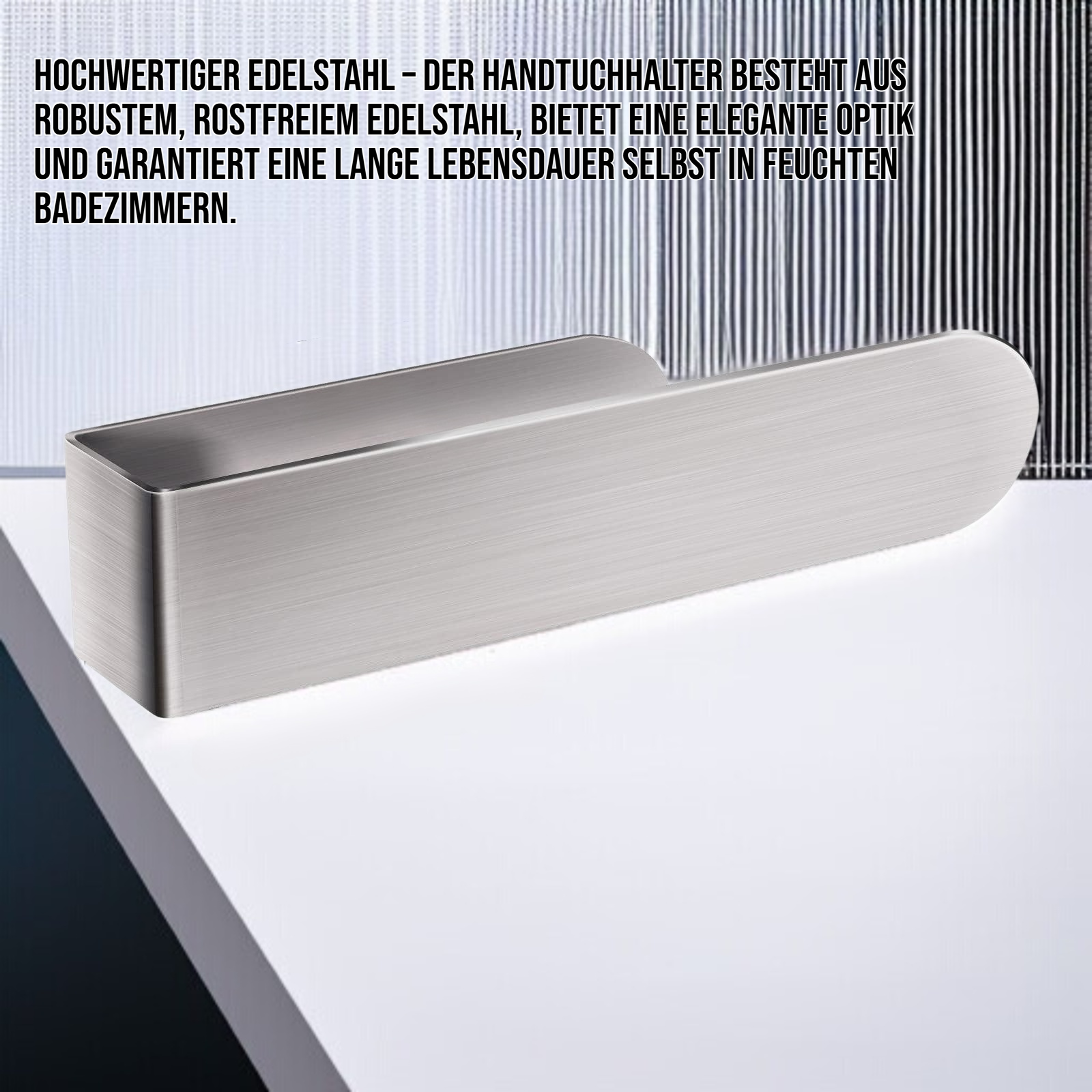 Einstab-Lochfrei Edelstahl Handtücherhalter