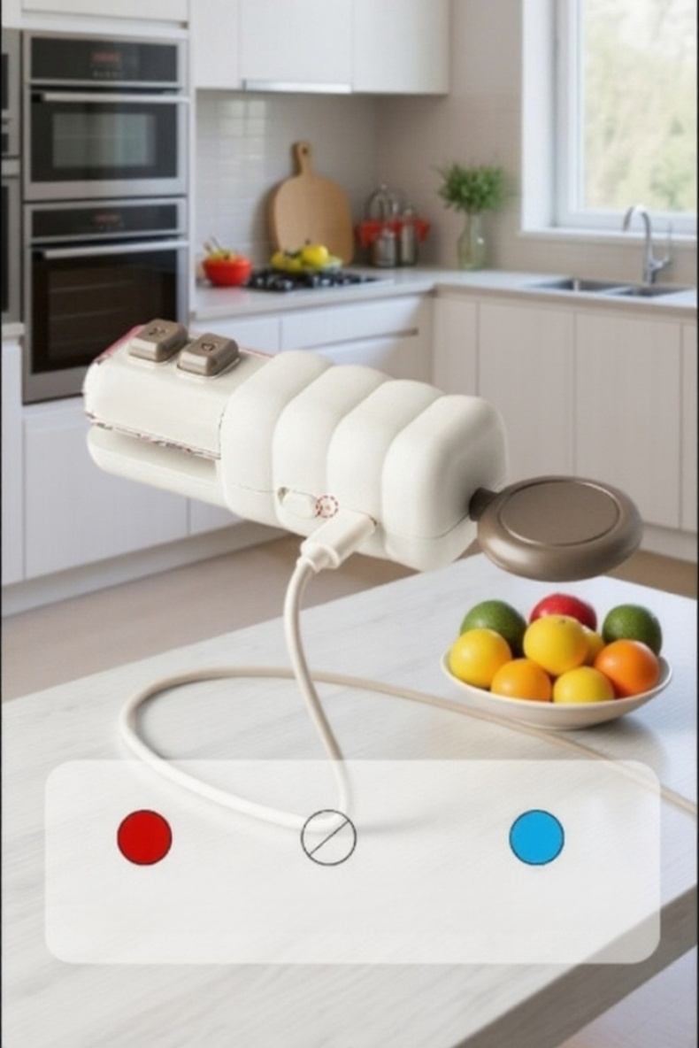 Compact food bag sealer for travel and home use