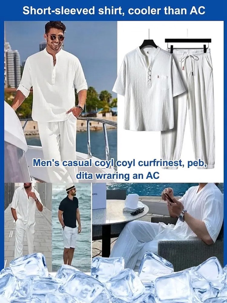 Summer Plus-Size Short-Sleeve Set — Breathable & Moisture-Wicking