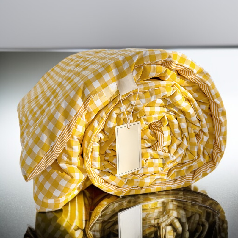 Summer Cloud Cotton Plaid Air Conditioning Quilt