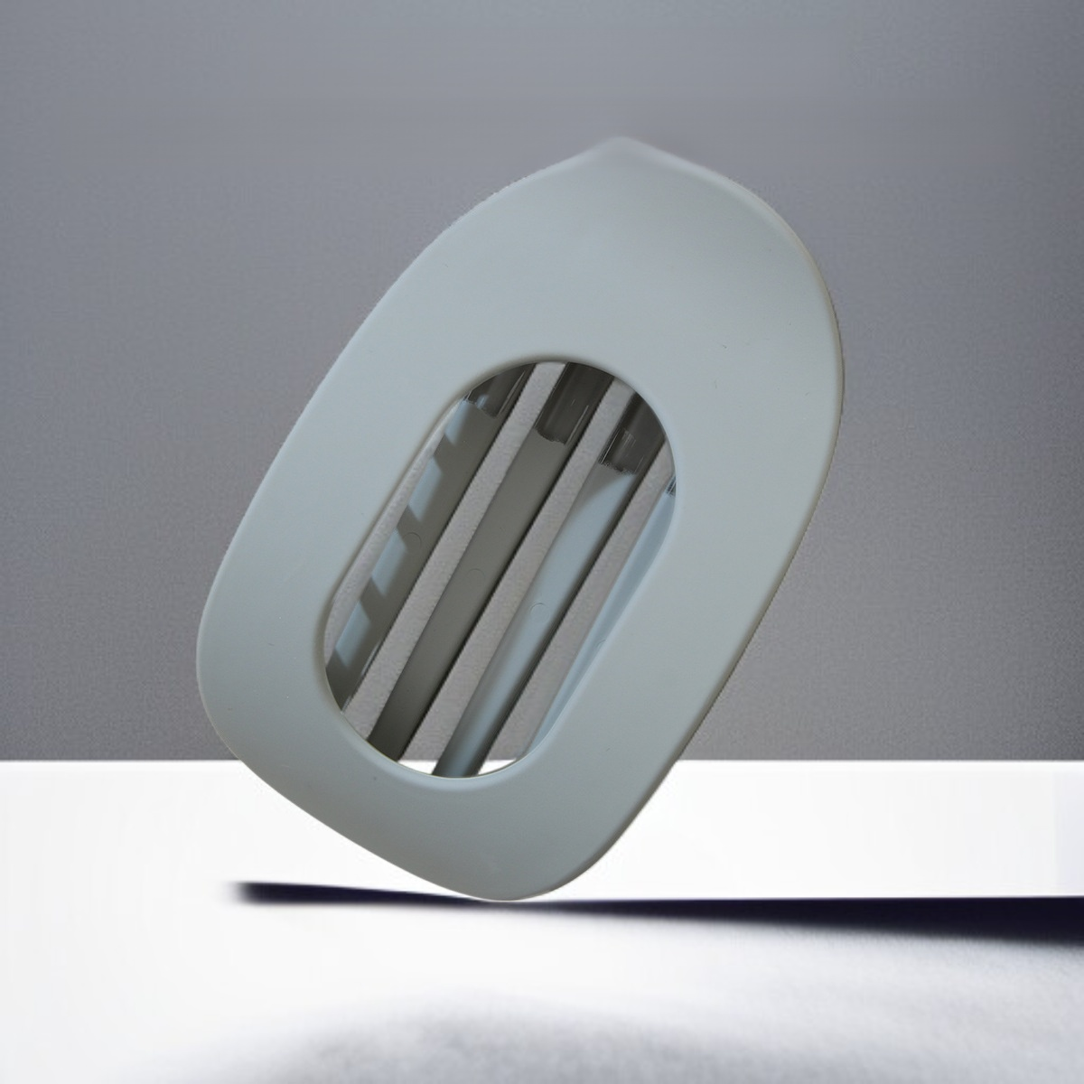 橢圓髮夾固定髮型效果示範