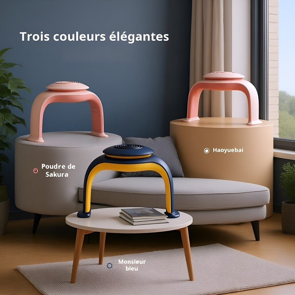 Chauffage de bureau compact avec ventilateur chauffant pour souris