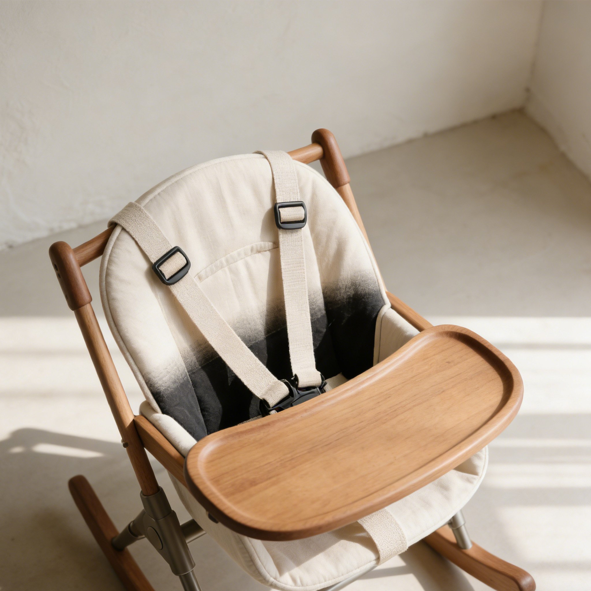 신생아 흔들 침대 일체형 식탁의자