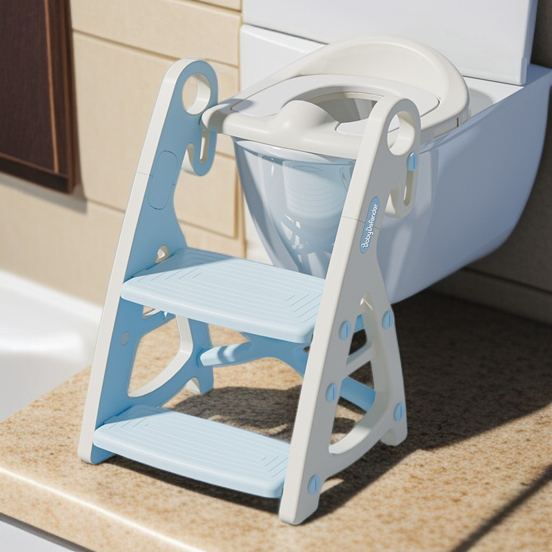 Escabeau pliant pour toilettes