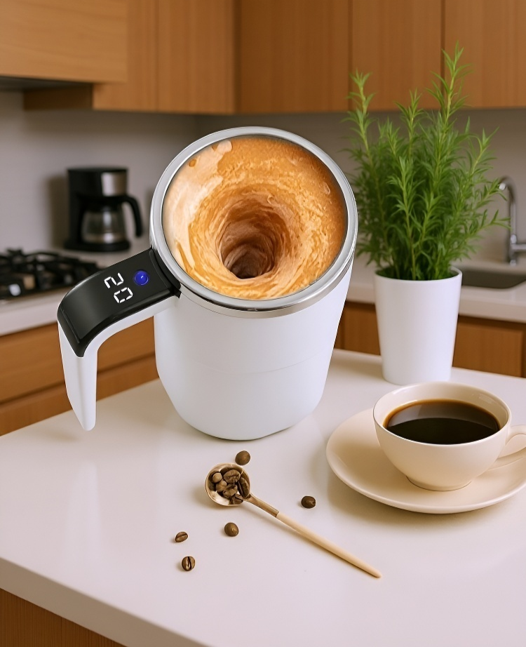 ถ้วยคนเครื่องดื่มร้อน-เย็นใช้งานง่าย