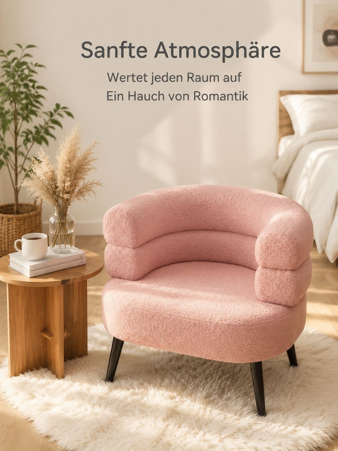 Design Sessel mit weicher Polsterung für moderne Wohnräume