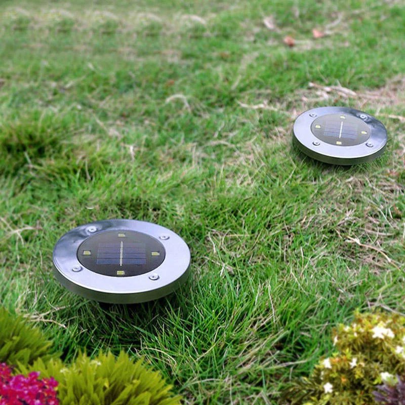 Solar buried light plug lawn light