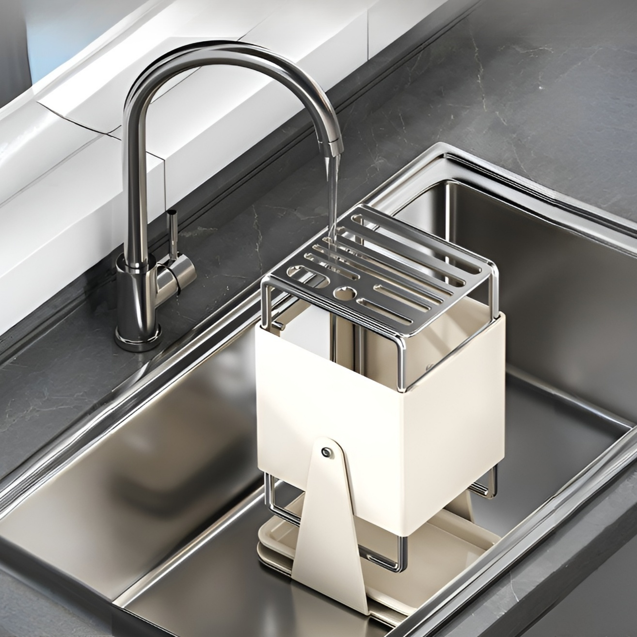 회전 가능한 주방 칼걸이 오픈형 수납대