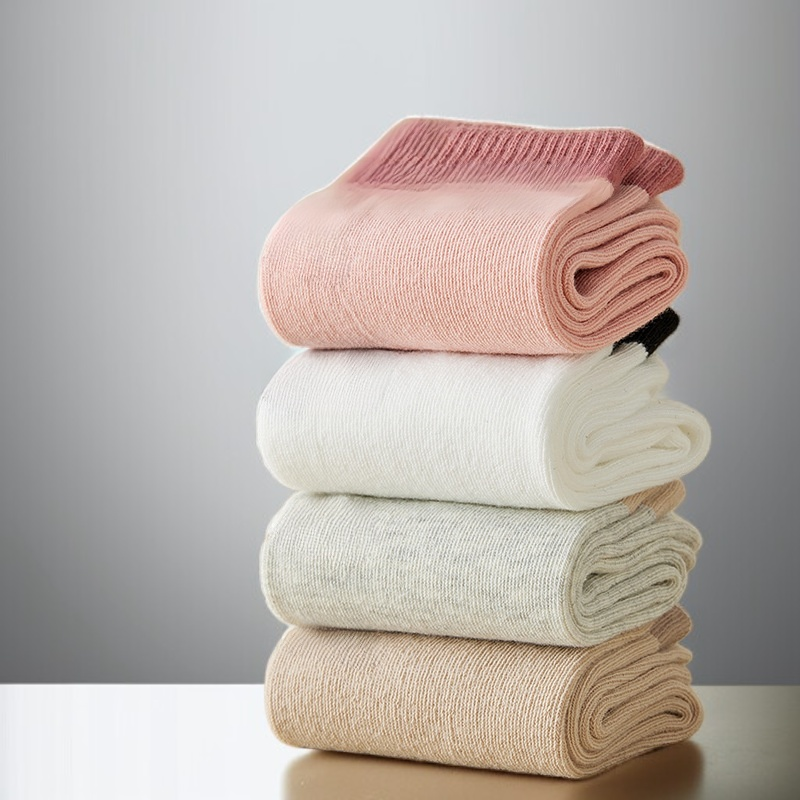 女士秋冬中筒襪