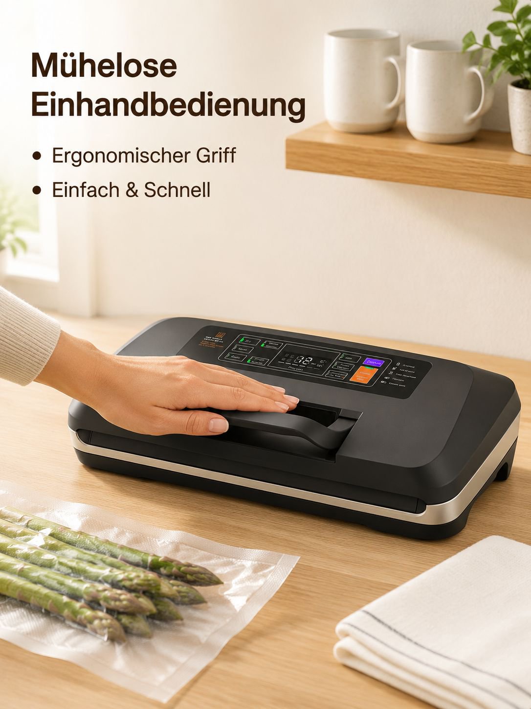 JMY SV636 Vakuumiergerät – Trocken- und Nassversiegelungsgerät – FBA