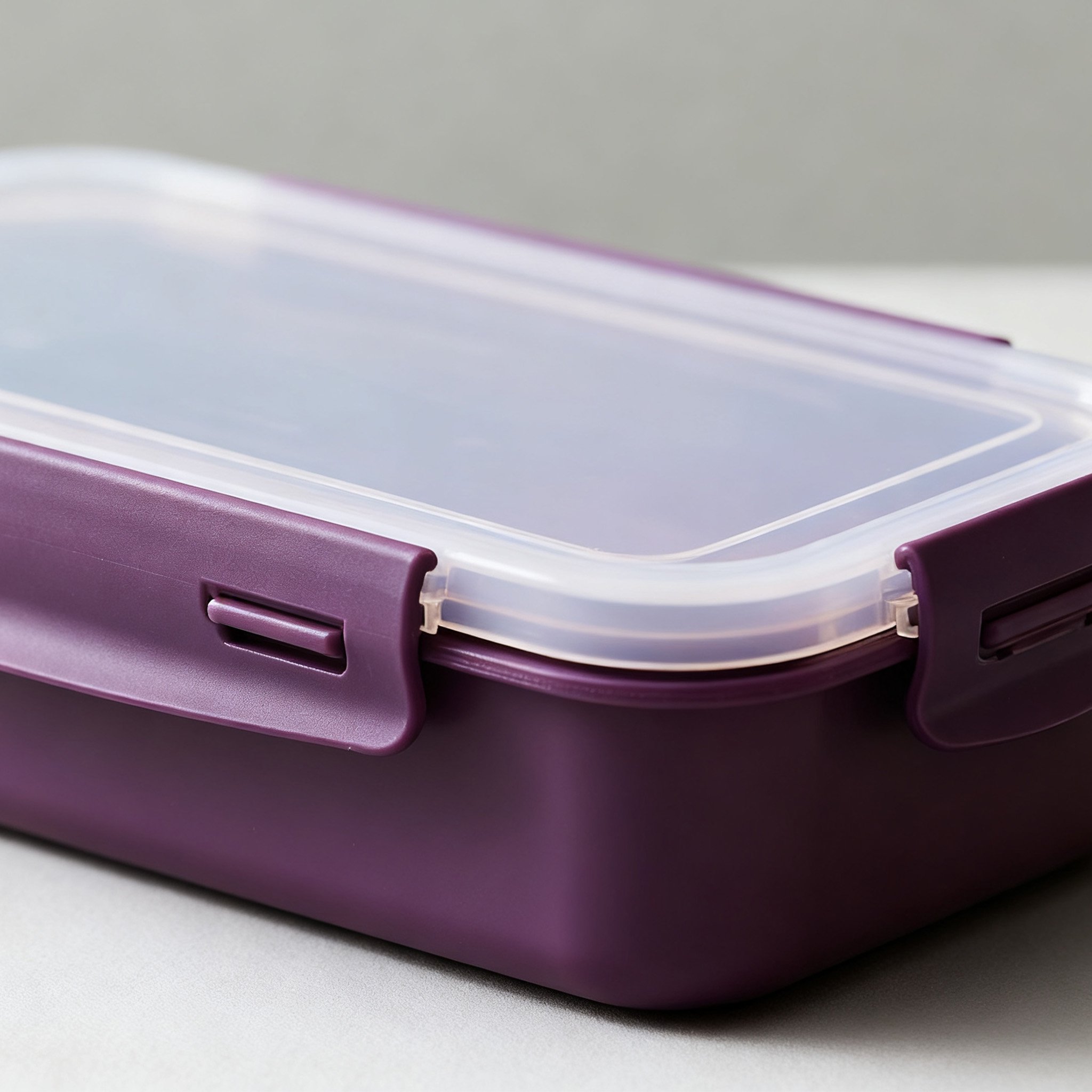 กล่องอาหารพลาสติกพร้อมฝาปิด