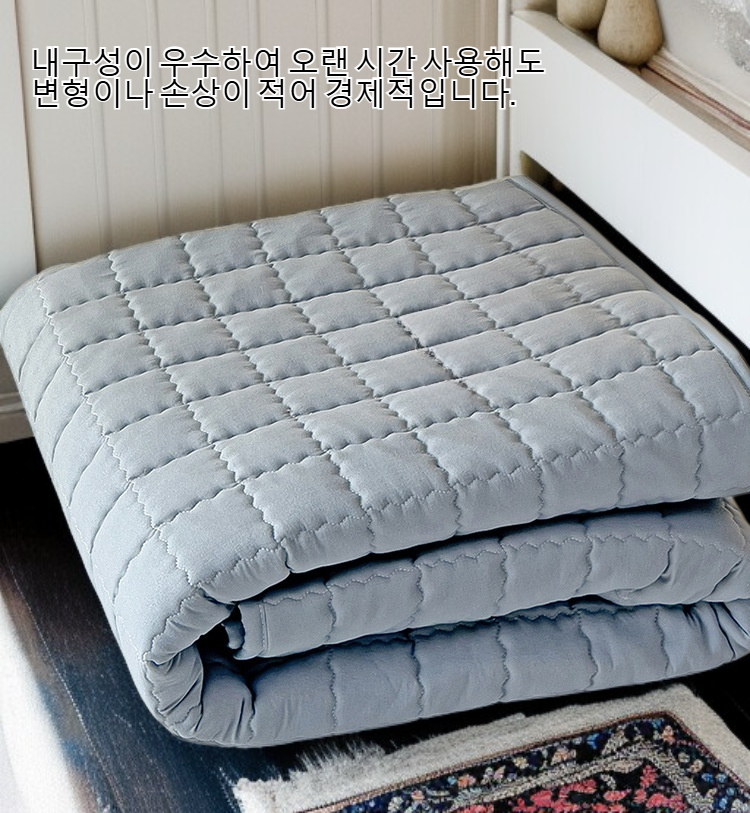 대두섬유 소재의 친환경 방수매트리스