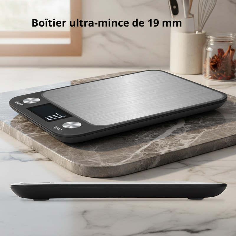 Balance électronique de cuisine 5kg, balance de table commerciale