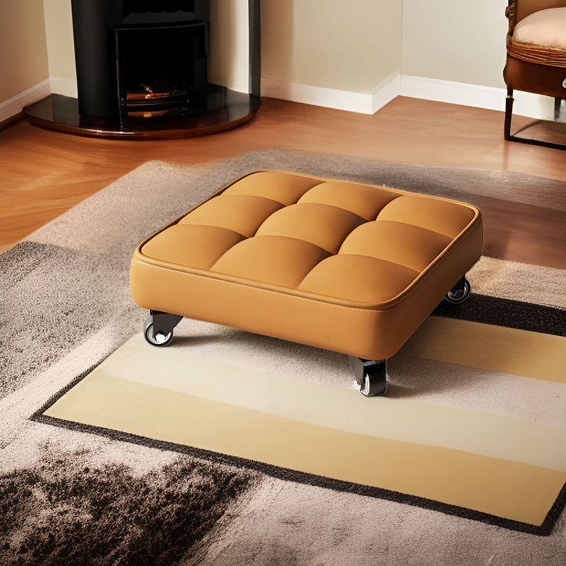 Taburete para sellar lechada en casa