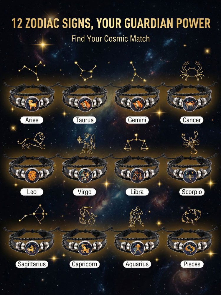 【Activate the Pineal Gland】Twelve Zodiac Luminous Fortune Bracelet