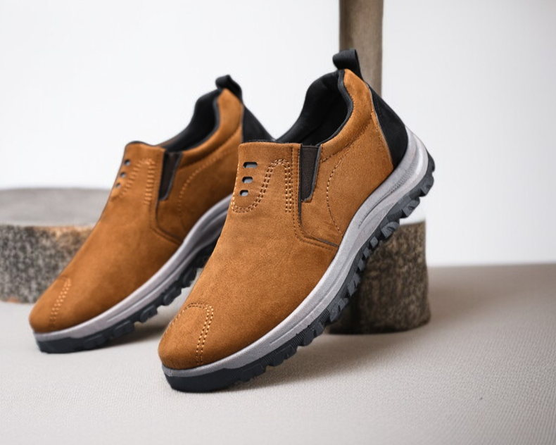 通気性抜群の耐久性メンズシューズ