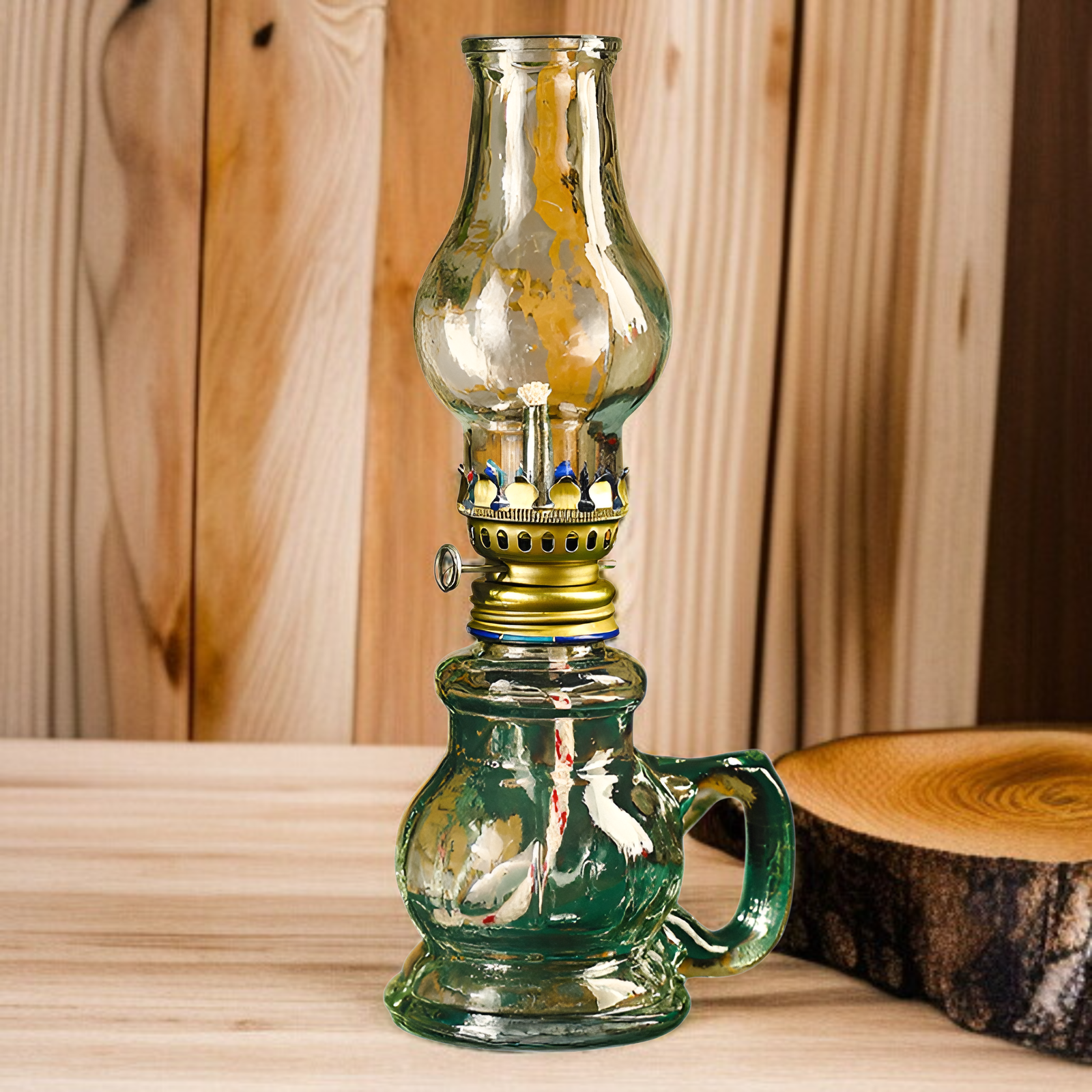 고풍스러운 촛대와 촛불 연출