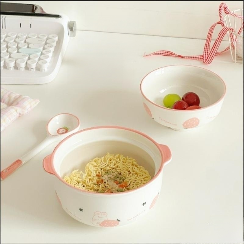 Tazón de sopa de dos orejas