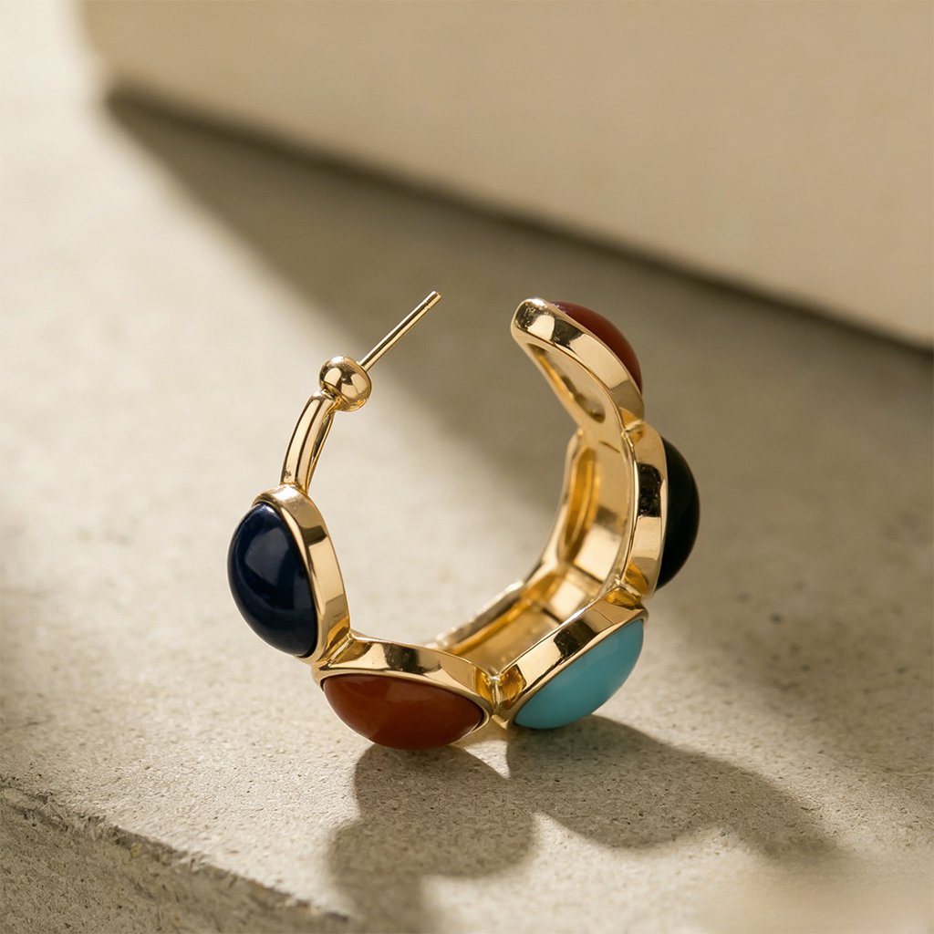 Fashion Zirconia Earring Set