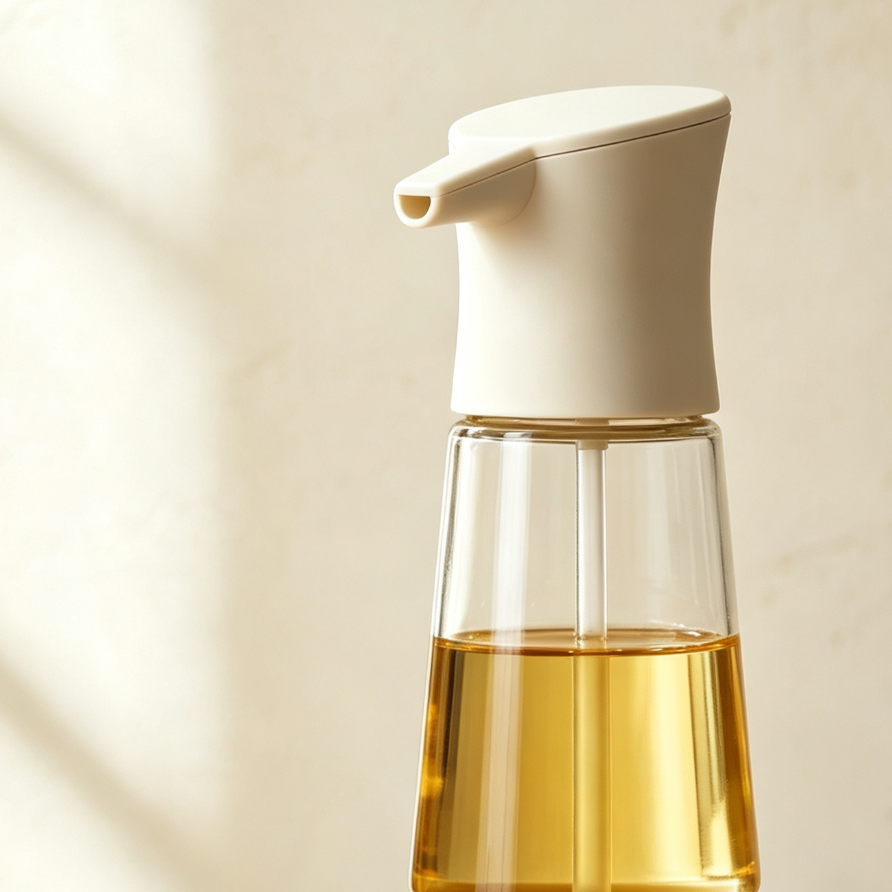 Glass oil bottles (6 pieces)