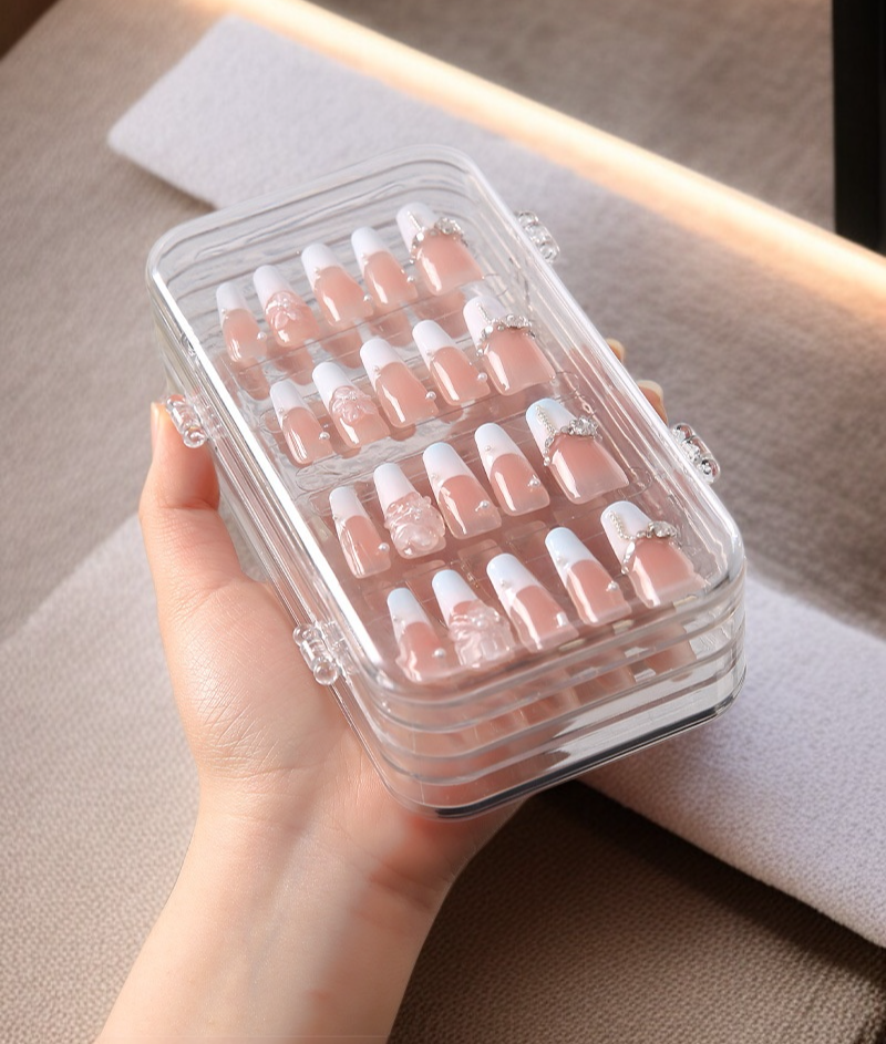 Wearable armor storage box showing transparent material