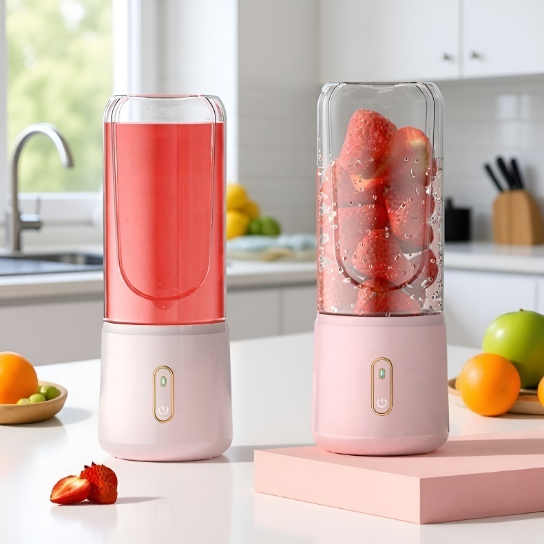 小型ポータブル・ジューサー 多機能充電式コードレス電動ジューサーカップ