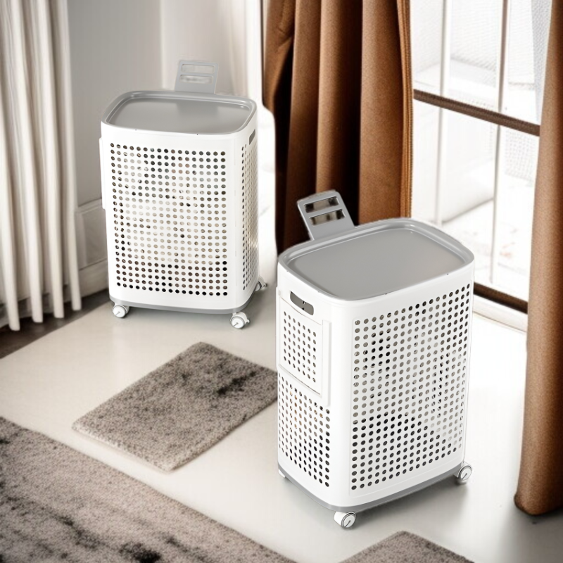 新しいスタイルの汚れた服バスケット家庭用超大容量秋と冬汚れた服バスケット浴室の衣類収納バスケット浴室の洗濯バスケット