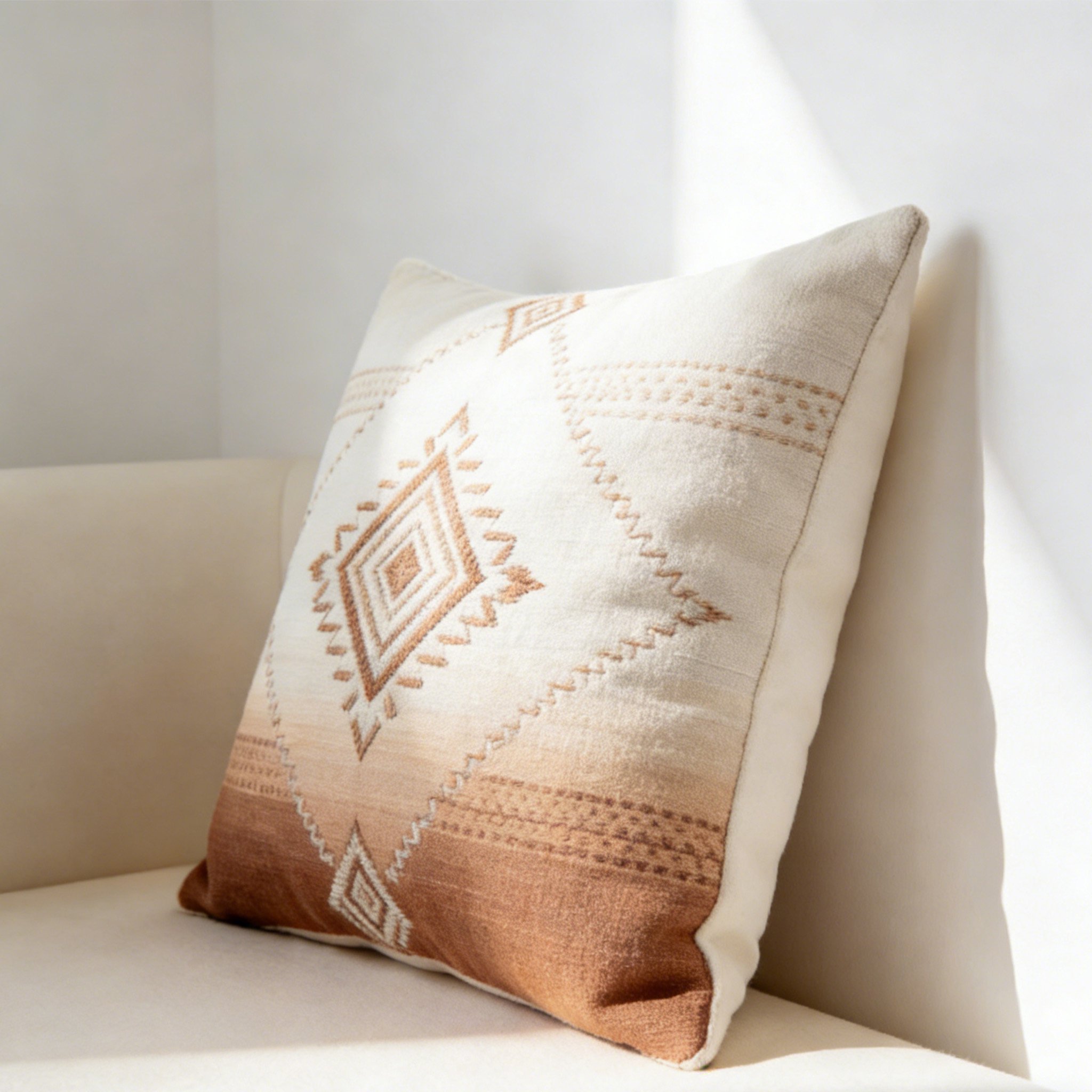 Home Comfort Pillow Set 4 Pieces arranged on a bed