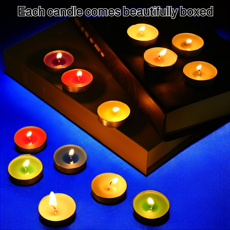 10 boxed candles