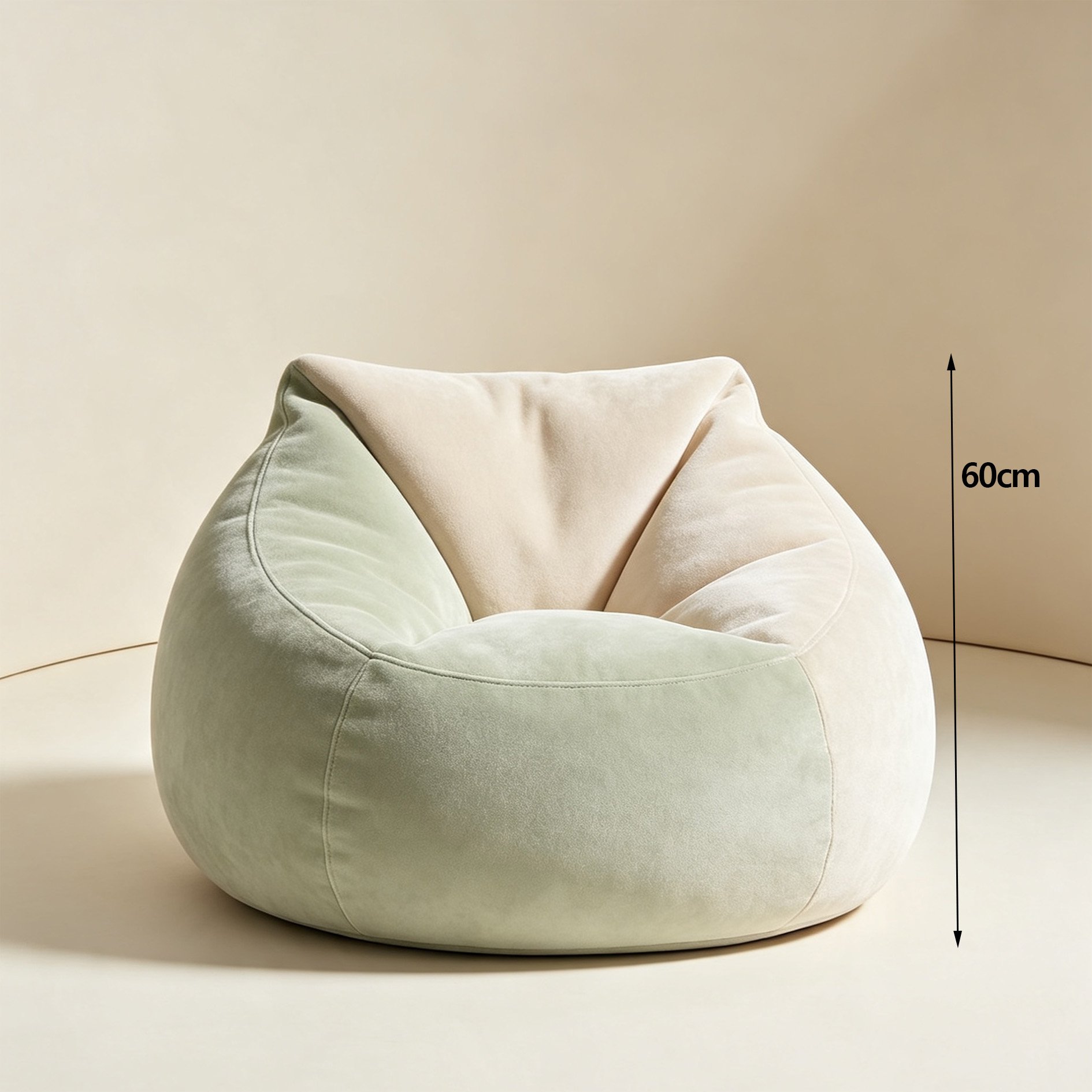 Ergonomic beanbag couch for home relaxation