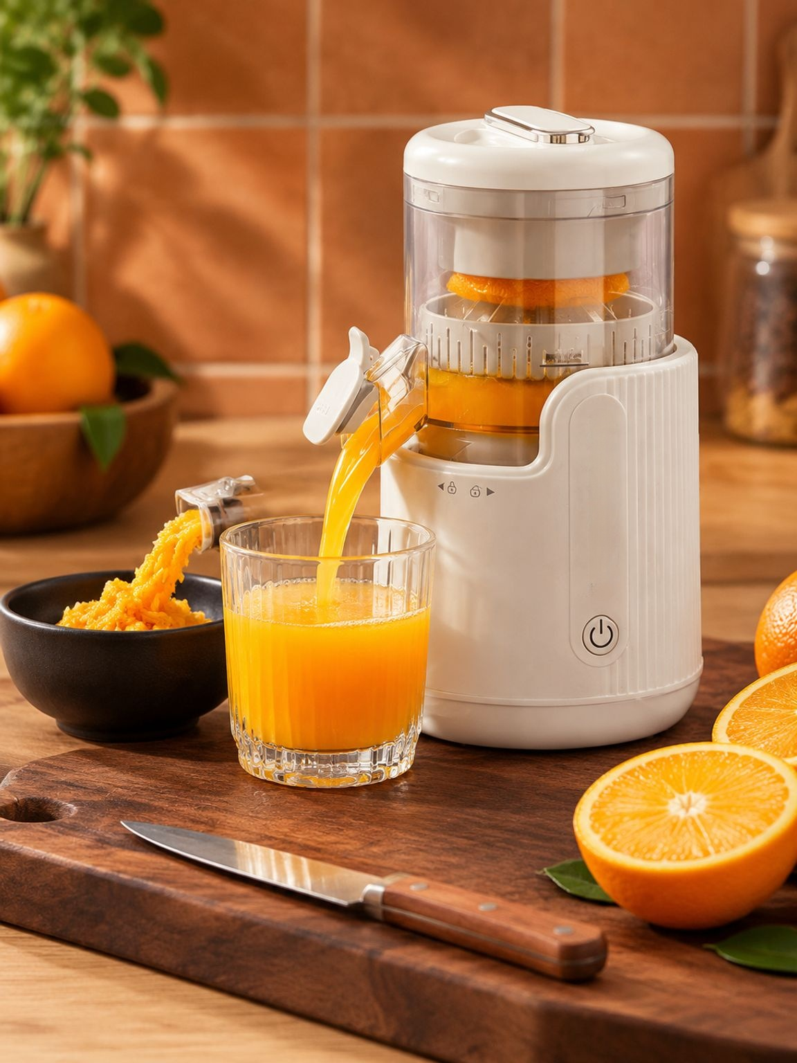 Exprimidor de jugos multifuncional para el hogar