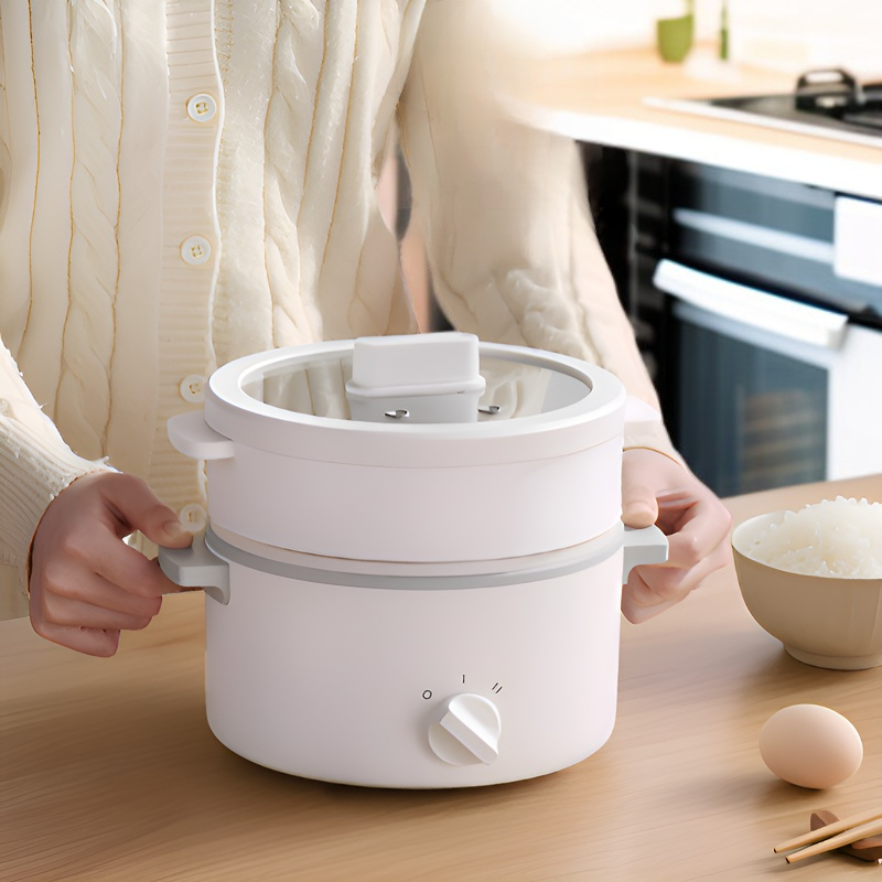 Multifunktionaler Elektrokocher mit Dampf-, Koch- und Grillfunktion